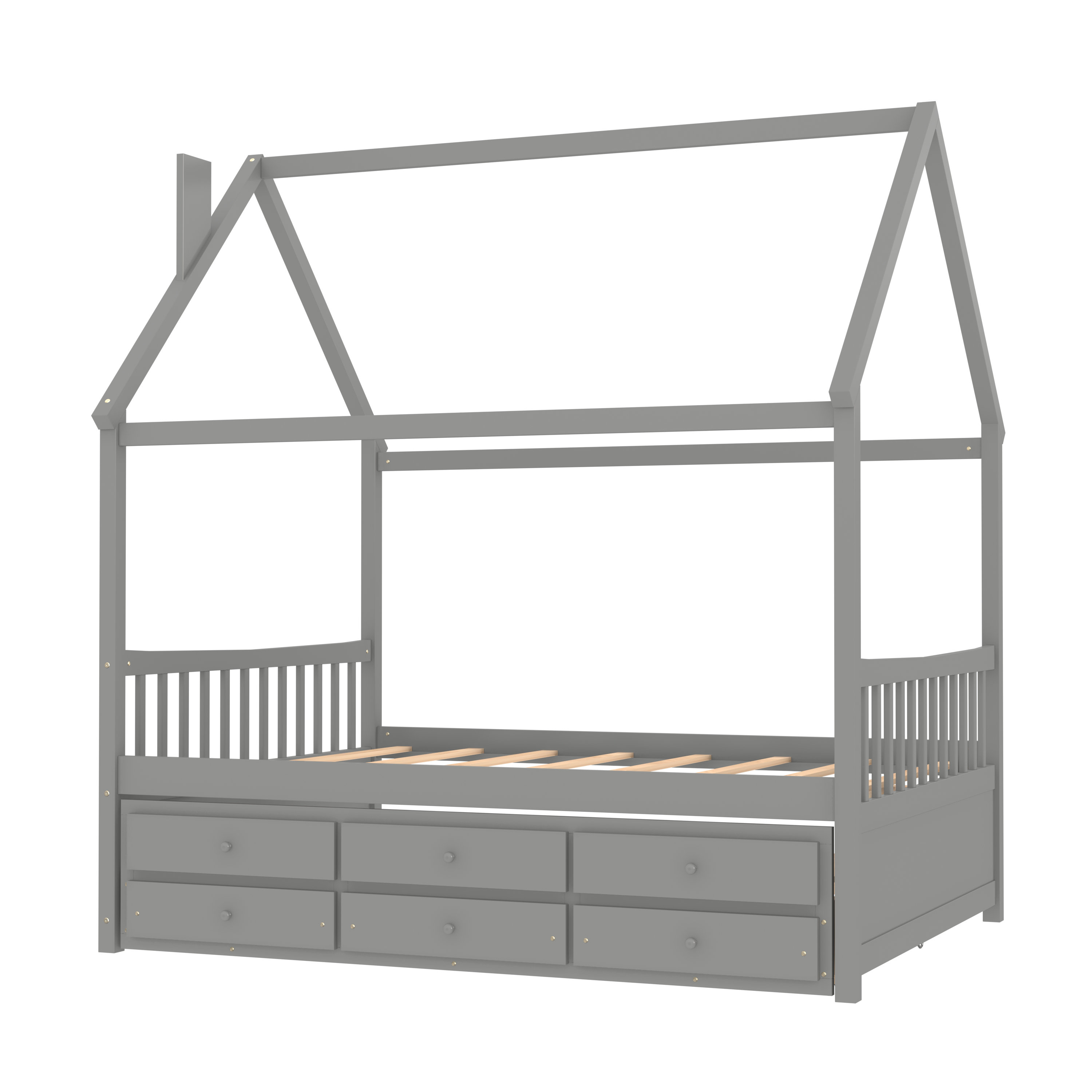 Harper Orchard Ballarat Slat Storage Bed Wayfair