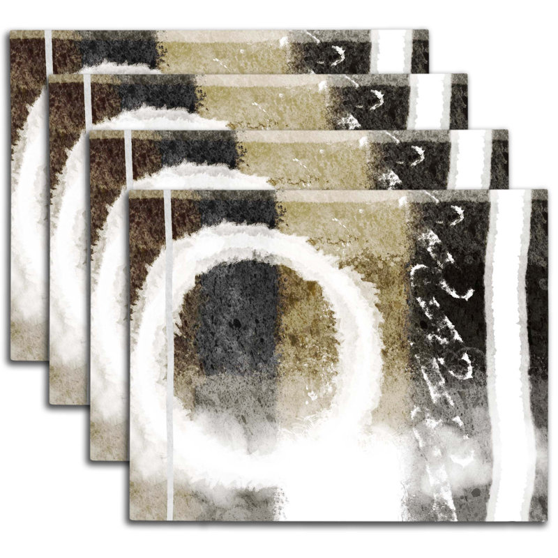 Napperon abstrait en polyester