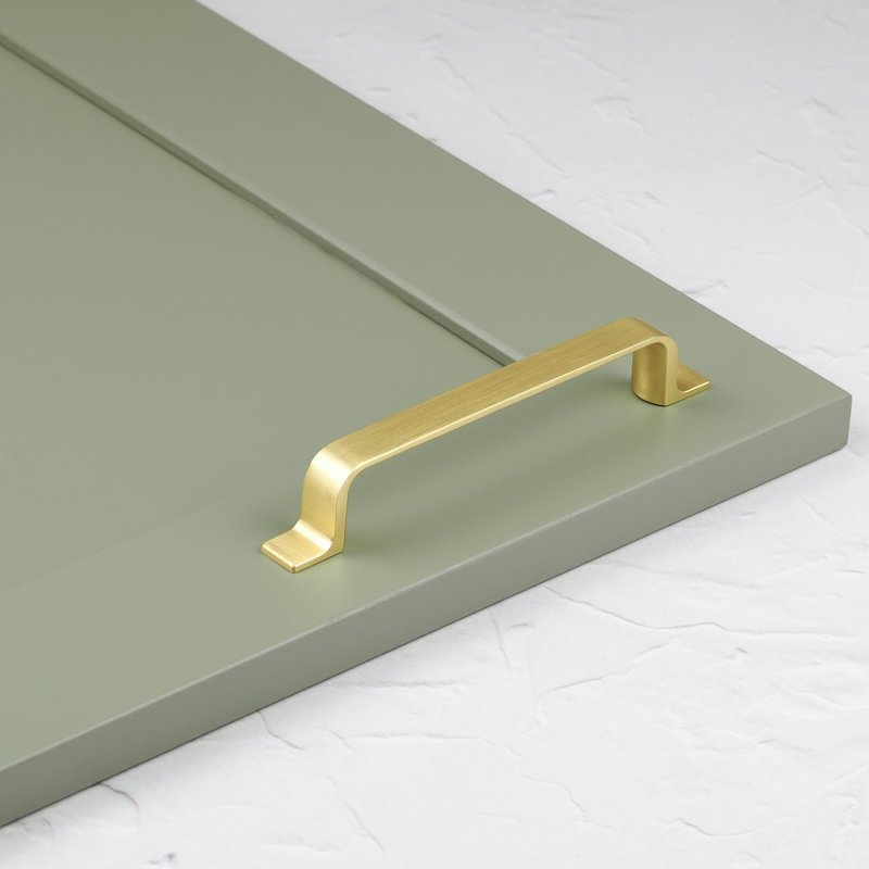 Strap Handle, Brushed Brass, 128mm