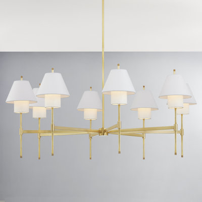 GLENMOORE 8 LIGHT CHANDELIER
