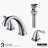 Karran Fulham 8 In. Widespread 2-Handle Bathroom Faucet With Matching Pop-up Drain-62934984