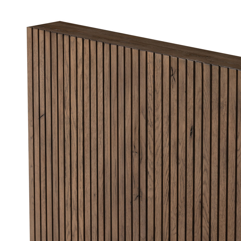 Leo Bed-Smoked Black-Queen, Rustic Gray, King