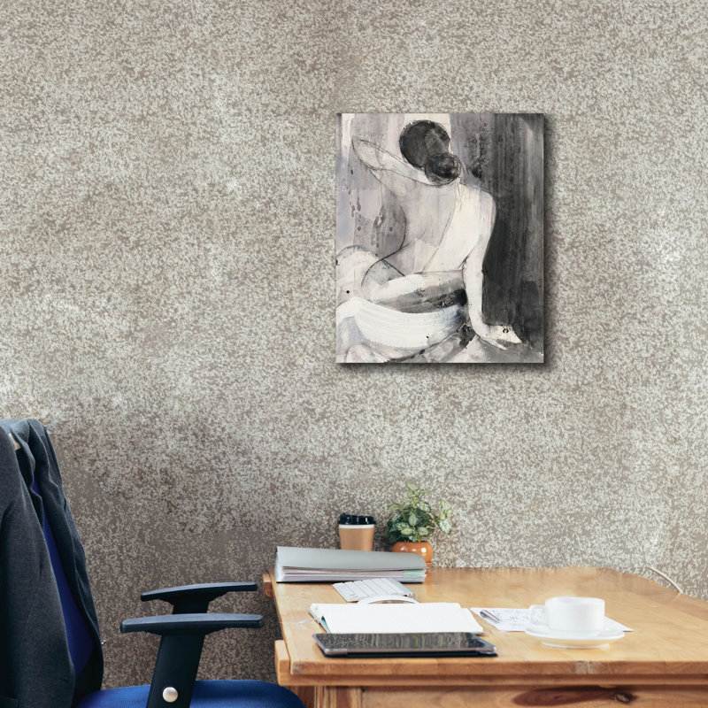«Evening 2» par Albena Hristova, art mural sur toile, H 24 po x l 20 po x P 0,75 po