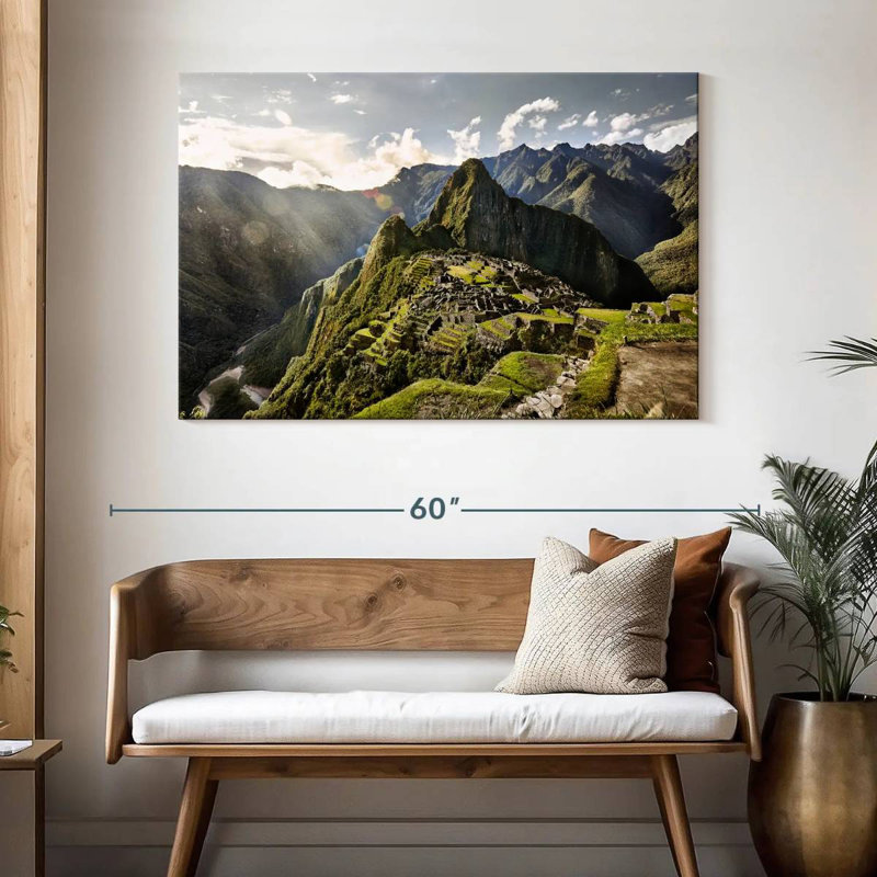 Lilie Ancient Machu Picchu Ruins, 32" H x 48" W