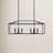 Ellis 8-Light Dimmable Metal Linear Chandelier-1577955569-1577955571