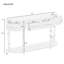Table buffet en bois de pin massif 4 tiroirs Cenie-1718493556