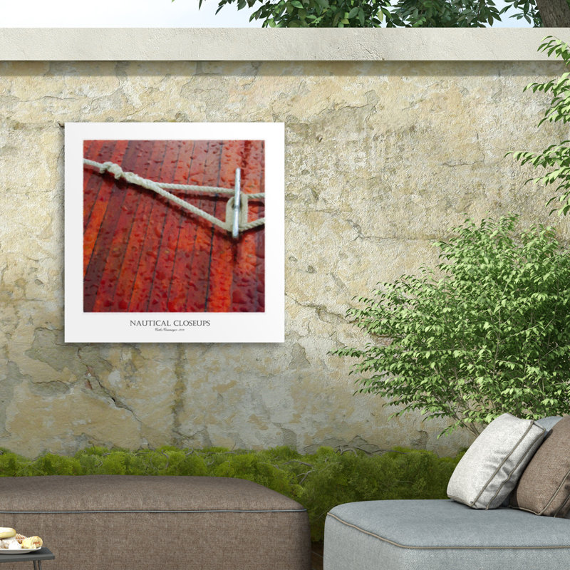 Prattville Carlos Casamayor «Nautical Closeups 12», toile d'extérieur, H 14 po x l 14 po x P 1,5 po