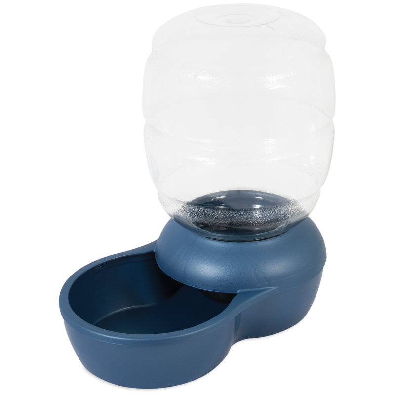 Remplacez le plat d'eau automatique, Grand (40 tasses / 320 oz liq), Bleu