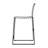 Upholstered Counter Stool with Metal Frame-195932415-259090049