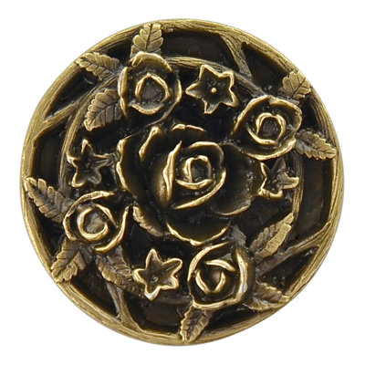 Floral Circle Knob
