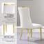 Chaise parsons capitonnée en velours-131513381