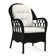 Chaise avec accoudoirs rembourrée Everglade