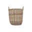Wicker Rattan Lined Log Basket-108183989
