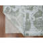 Tapis oriental texturé 6 pi 7 po x 9 pi 6 po vert sauge, tissé à la main, de conception moderne, en laine et en soie à base de plantes