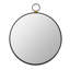 Miroir rond en fer