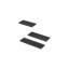 Ensemble de tablettes murales modernes (3 pièces), couleur anthracite, tailles: 11,8 x 5,5 x 0,8 pouces | 100% panneau de particules enduit de mélamine, épaisseur: 0,7 pouce | Solution de rangement murale facile et élégante pour la maison et le bureau-203384432