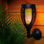 Skaggs Black 45cm H Solar Powered Integrated LED Outdoor Wall Lantern