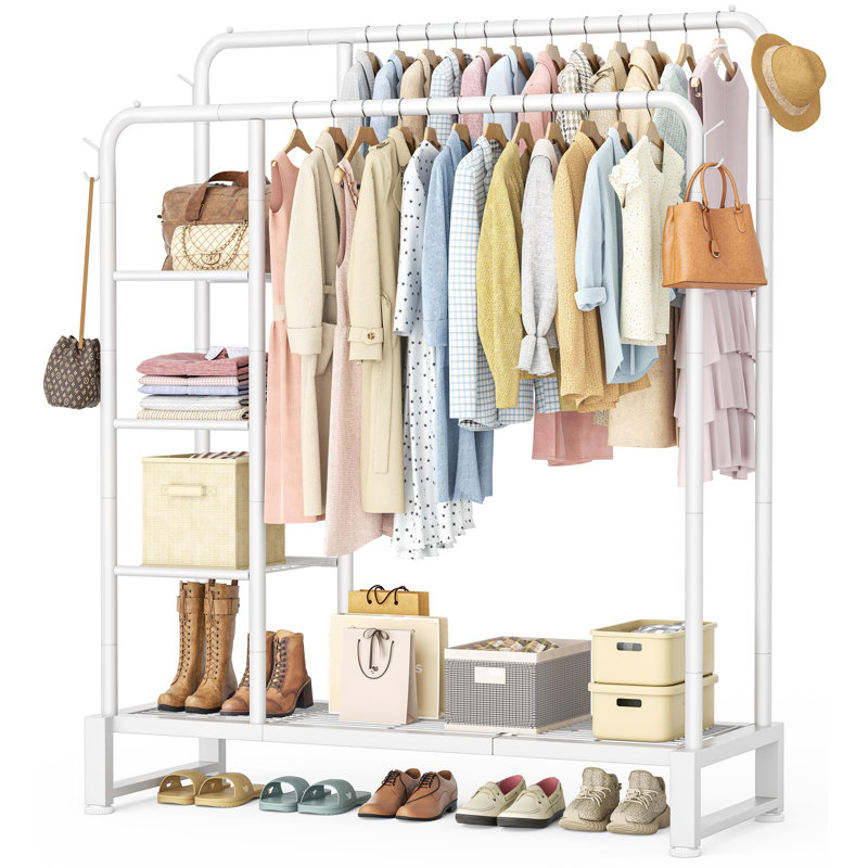 115cm Clothing Rack, White