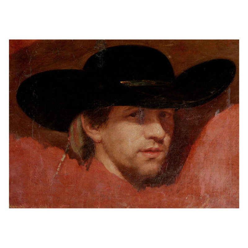 Portrait présumé être l'artiste par Francisco de Goya - Estampe numérique, H 22 po x l 28 po