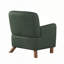 Fauteuil d'appoint moderne capitonné avec pieds en bois d'hévéa-1064188583