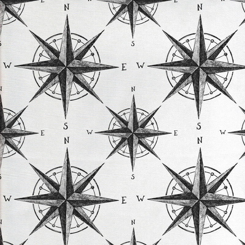 Tissu compass, H 36 po x l 58 po x P 1 po