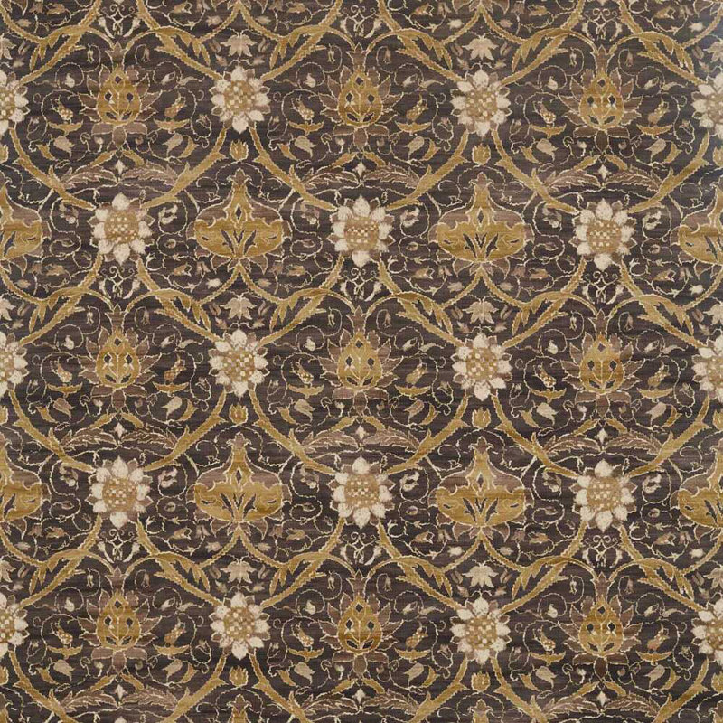 Montreal Fabric, Charcoal/Mustard