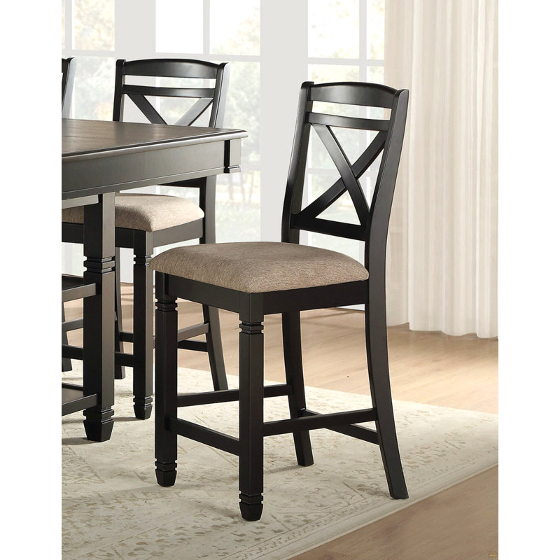 Ensemble de chaises de salle à manger à hauteur de comptoir de 2 pièces