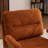 Mid Century Upholstered Arm Accent Chair with Solid Wood Legs-1890899083