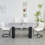 ensemble de 4 chaises de salle à manger en cuir PU-2053754938-2053754940
