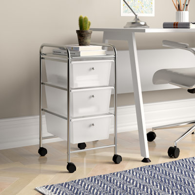 65 cm H x 39 cm W File Cart