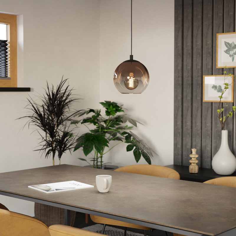 Ariscani 1 Ombre Effect Glass Single Pendant