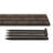 Tierra Verde 48"L x 6"H Bricks, Super Flexible Garden Border Kit, 6 Pack, Brown
