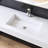 60'' Wall Mounted Bathroom Sink Solid Surface Vessel Sink With Faucet Hole