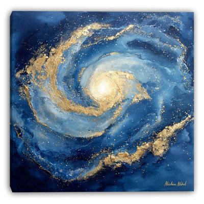Art mural sur toile Gilded Galaxy III