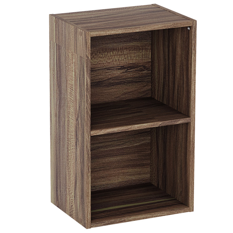Gerardi 32 cm W Bookcase, 54 cm H x 32 cm W, Walnut
