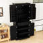 Grand garde-manger avec 3 organisateurs coulissants, 6 tablettes de porte, 2 tiroirs et tablettes réglables-884500795