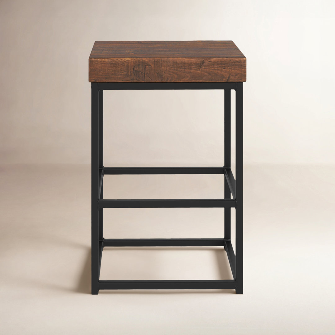 Solid Wood Bar & Counter Stool Greyleigh™ Seat