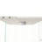Rotatable Three-Layer Display Cabinet with Remote-Controlled Lighting and Adjustable Feet-129159021