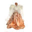 Décoration pour sommet de sapin 10 lumières anges avec plumes moelleuses-40153129-40153128