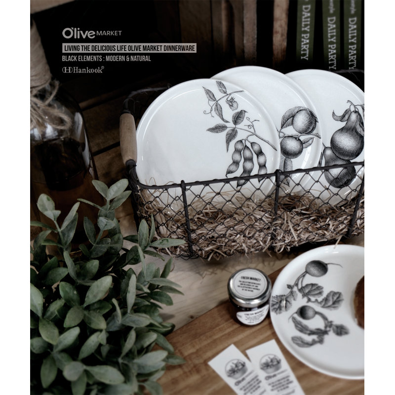 Olive Market Bone China