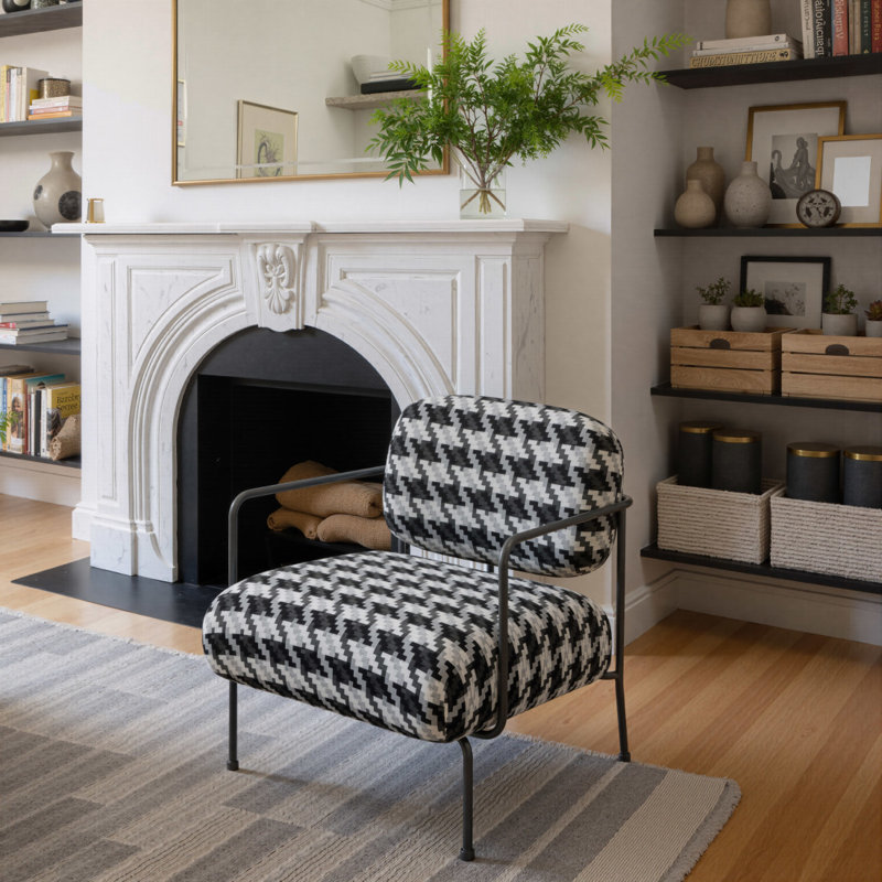  Fauteuil en sherpa blanc