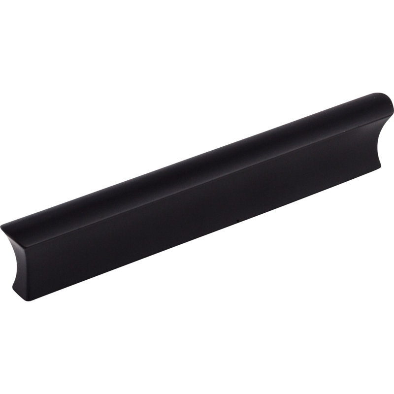 Glacier 3" Center to Center Finger pull, Black, 5" Center to Center