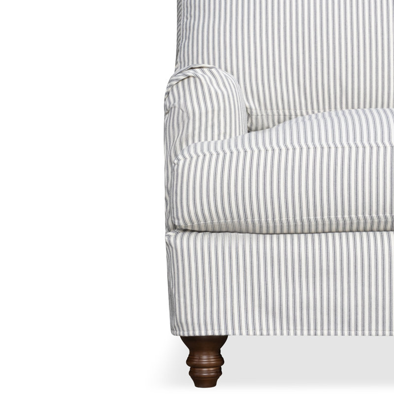 Chaise à housse Walters, Cruise rayé gris