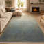 Striped Cotton and Chenille Flatweave Area Rug-1326456151
