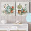 «Garden Glimpse I», ensemble de 2 reproductions d'art sur toile tendue-1084779433