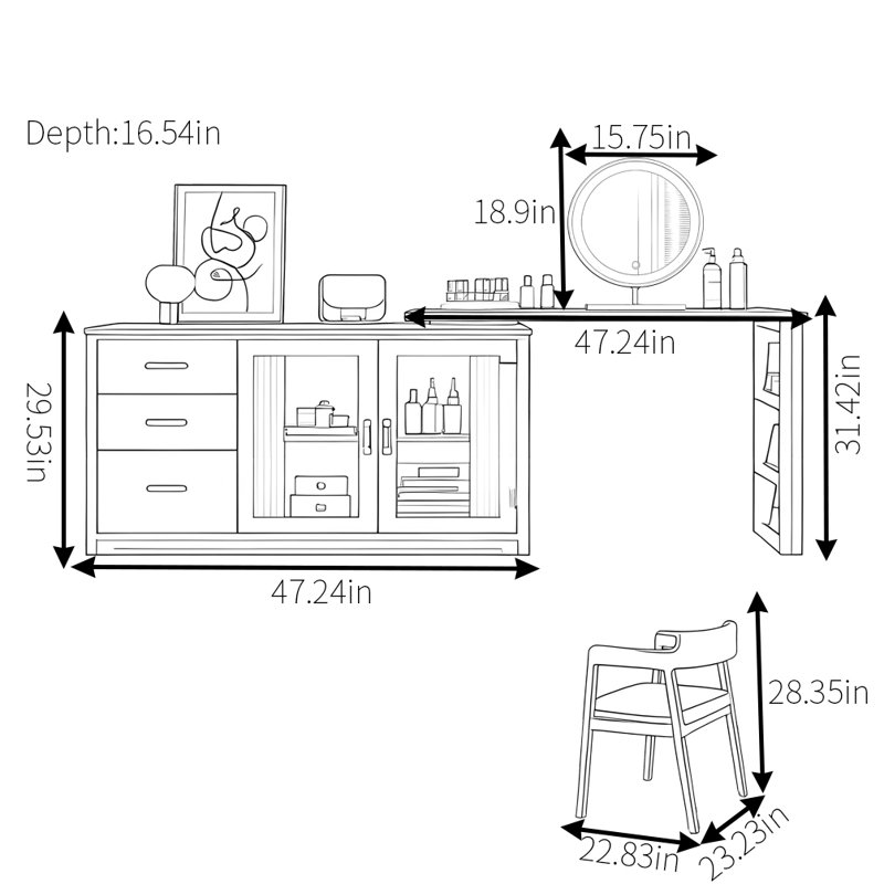 Modern Simple Dresser