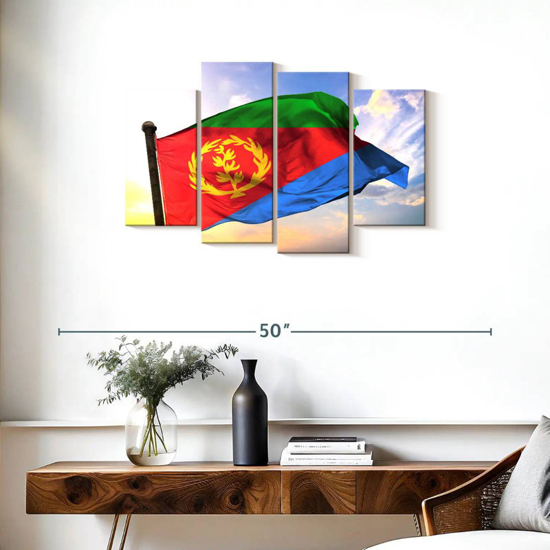 Borges Eritrea Flag, 22" H x 36" W