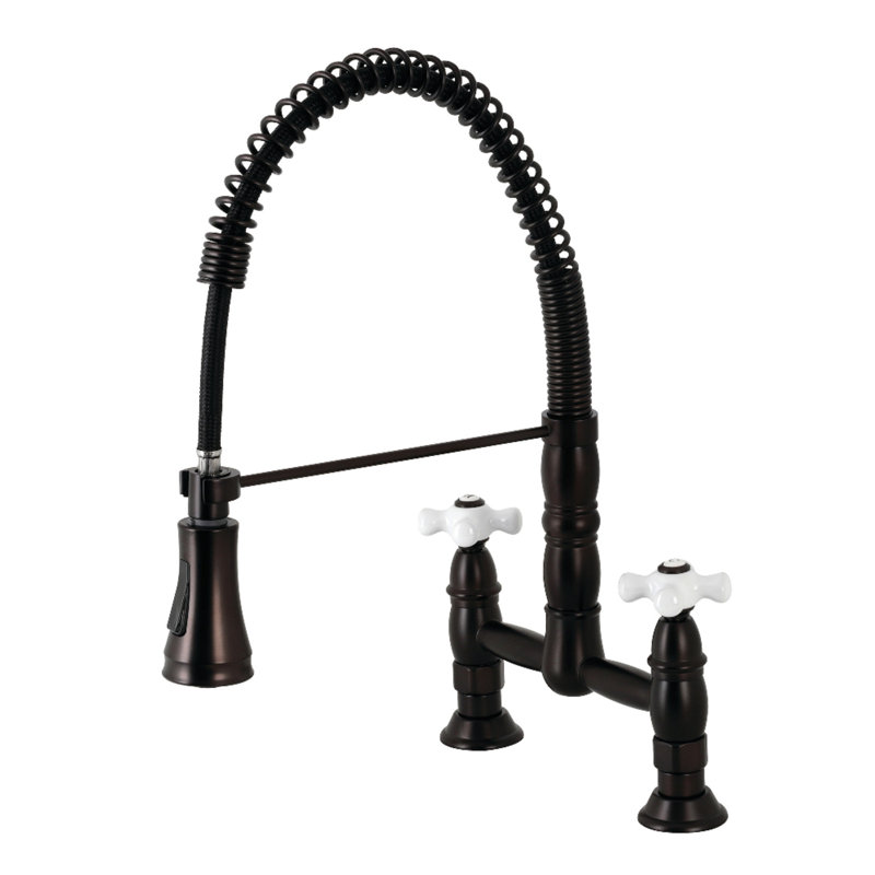 Robinet de pont escamotable Heritage, Laiton antique