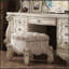 Tabouret de coiffeuse avec garniture cloutée-587073143