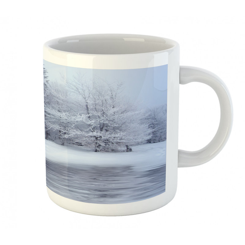 Grande tasse à café congelée lake